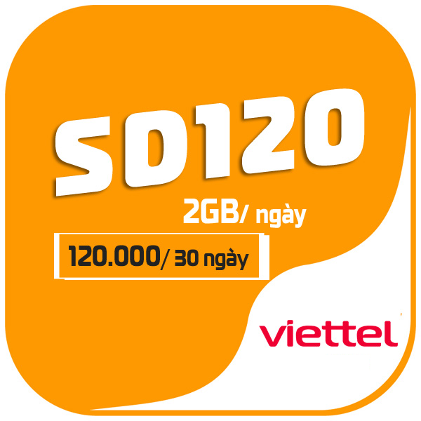 Đăng ký gói SD120 Viettel