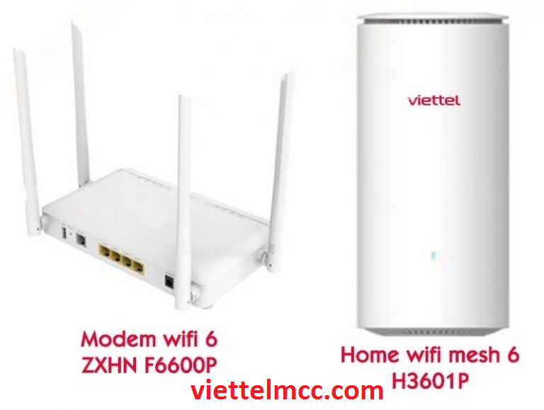 Modem router Wi-Fi 6 và Mesh Wifi 6 Viettel