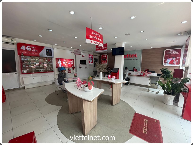Hình ảnh nhận dạng cửa hàng Viettel